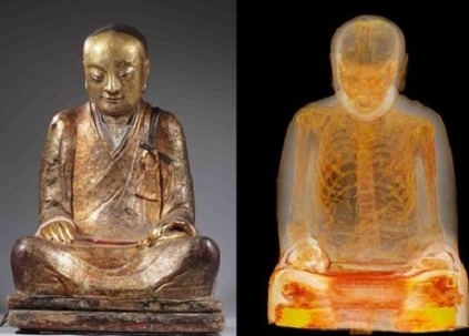 В статуе Будды с помощью томографа найдена мумия монаха