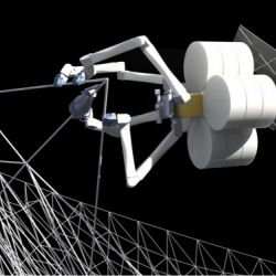 Орбитальные станции роботы-пауки соткут прямо в космосе