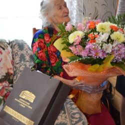 Гомельчанка Ульяна Кузьменцова отметила 100-летний юбилей