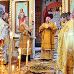 В Гомеле в храме-памятнике жертвам Чернобыля прошла Божественная литургия