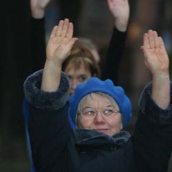Возле Лебяжьего пруда гомельчане займутся гимнастикой