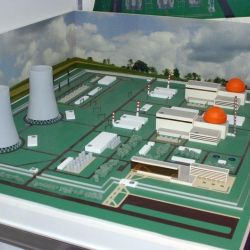 Строящаяся в Островце АЭС показалась над землей