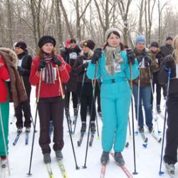 В Гомеле прошел чемпионат УВД по лыжным гонкам