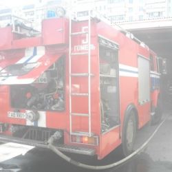 В Гомеле горел склад с запчастями
