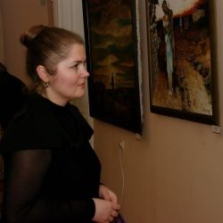 Во дворце Румянцевых и Паскевичей состоялось открытие выставки заслуженного деятеля искусств Беларуси Роберта Ландарского