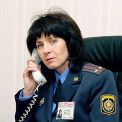 В течение часа 21 сентября на вопросы гомельчан будет отвечать полковник милиции Ирина Кобрусева