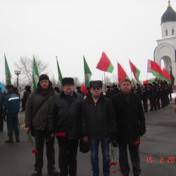 «Ветераны военной разведки» возложили цветы к мемориалу воинов-интернационалистов