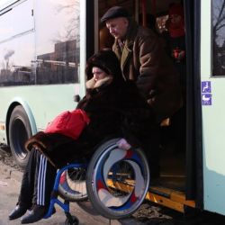 Путь до работы гомельского инвалида-колясочника