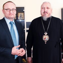 Владыка Стефан встретился с главным редактором «Вечернего Гомеля»