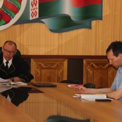В областной ГАИ состоялось открытое выездное судебное заседание по рассмотрению уголовного дела по статье 317-2 УК Республики Беларусь