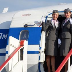 В Гомеле устроили споттинг-сессию для Ту-154М
