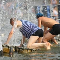 На день ВДВ в Гомеле фонтаны отключать не будут