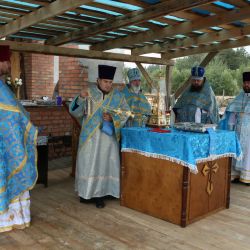 Первая служба прошла в Храме во имя Грузинско-Раифской иконы Божьей Матери