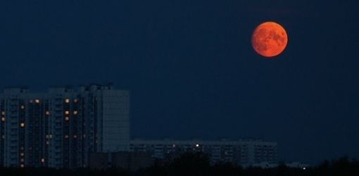 Сегодня гомельчане смогут увидеть кровавую луну