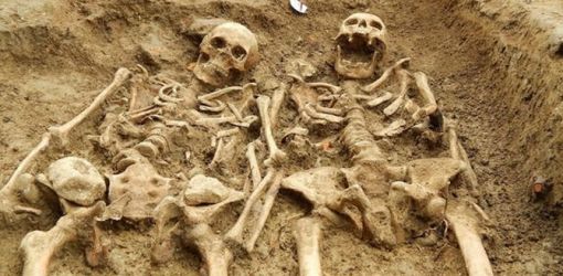Пара скелетов держалась за руки 700 лет